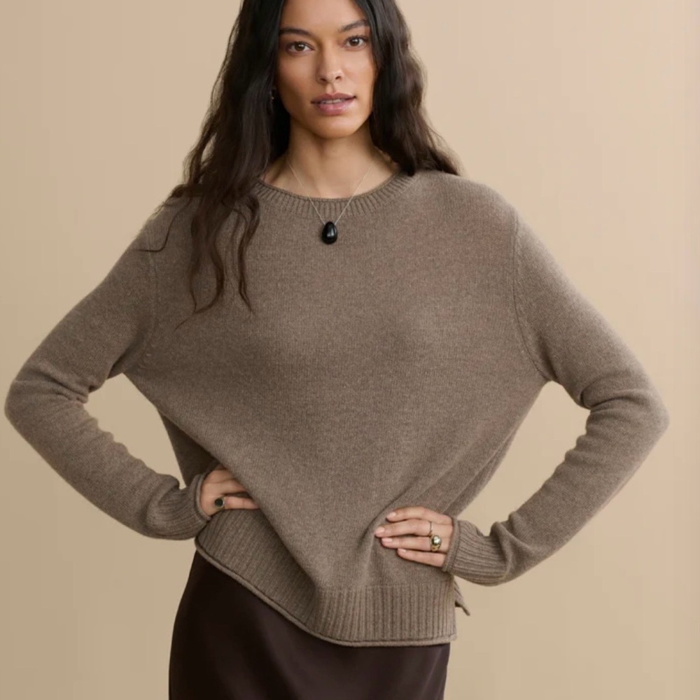 NWT • Jenni Kayne Everyday Sweater, Taupe